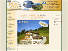 Tablet Screenshot of landhaus-lindorfer.at